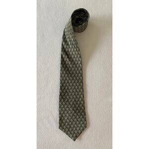 ZYLOS GOLD George Machado Men's 100% Silk Tie Geometric Design Made in the USA